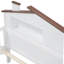 Grand lit plateforme en bois avec tête de lit en forme de maison, DEL et rangement intégré,-2064107621-2064107620