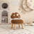 Mushroom Kids Chair With Solid Wood Legs-1605859075