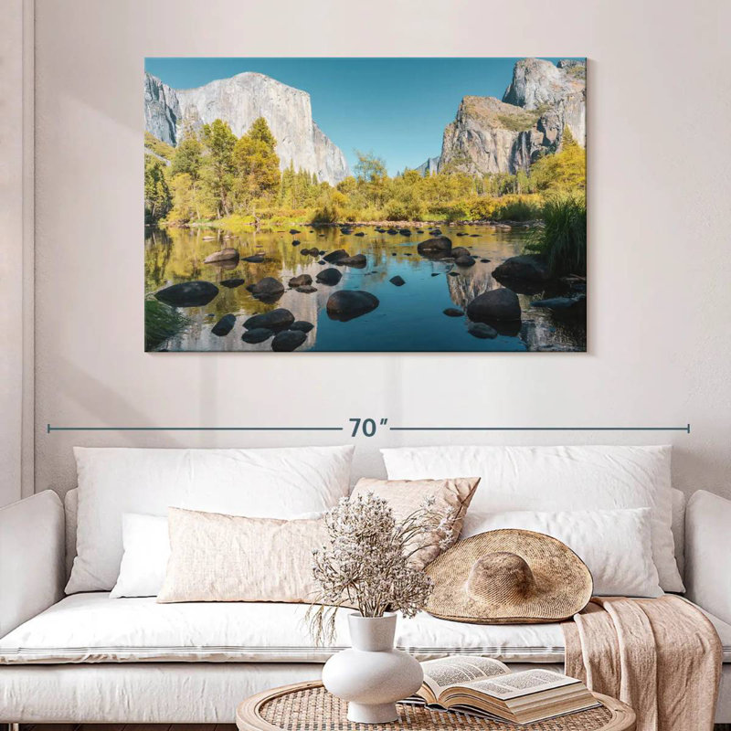 Alvord Yosemite Crystal Lake, H 32 po x l 48 po