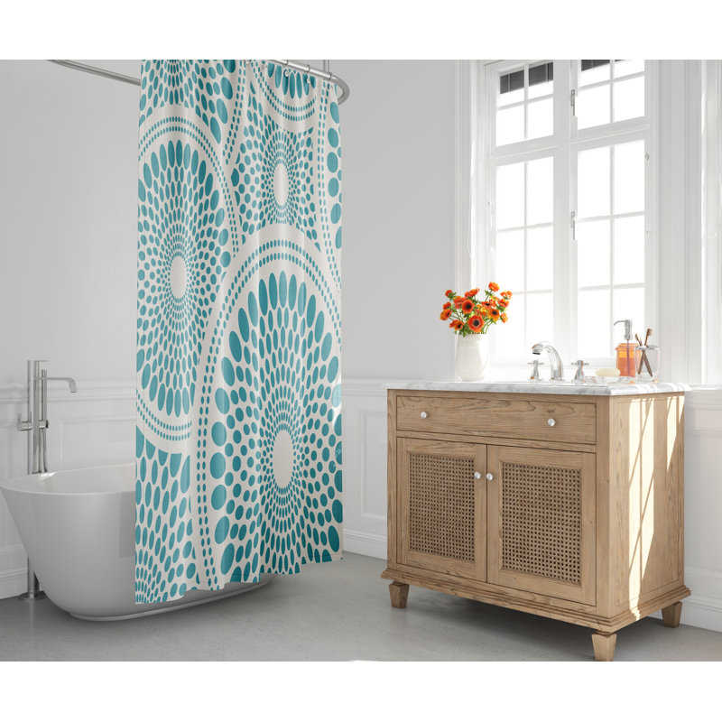 Rideau de douche Pierson, Turquoise