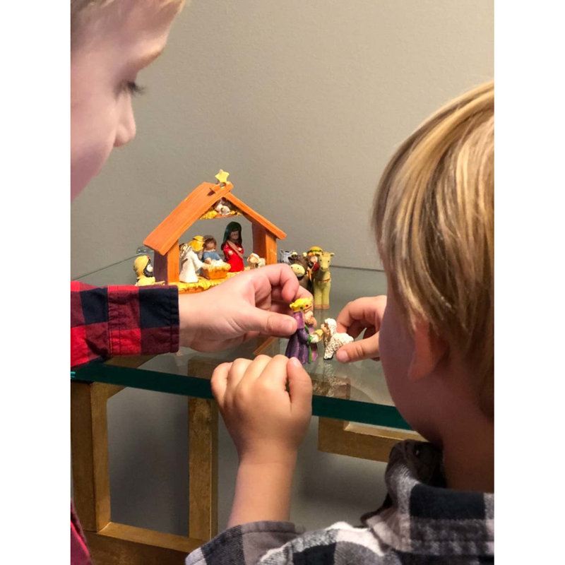 Ensemble de crèche de Noël 9 pièces 9 pièces