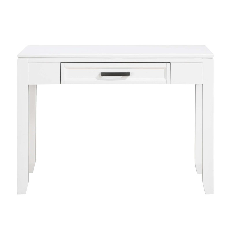 Bureau d'écriture blanc avec tiroir