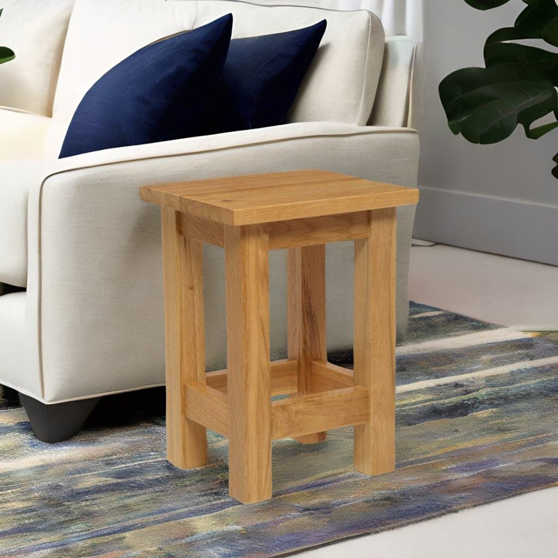 Annelee Solid Wood 2 Tier Side Table End Table Living Room Furniture
