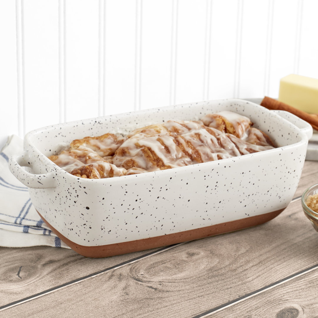 Denmark 5.39'' x 11.5'' Stoneware Loaf Pan Denmark