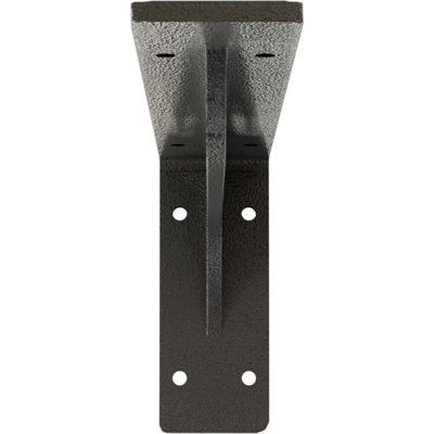 2"W x 12"D x 5 1/4"H Embrey Steel Bracket, Hammered Gray