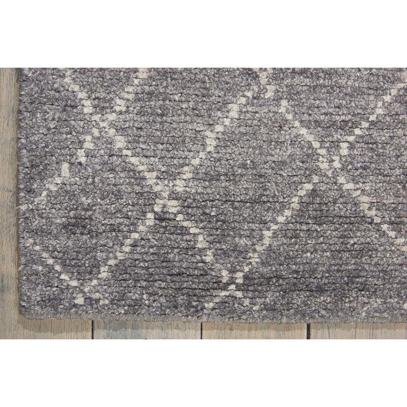 Marcil Geometric Hand Woven Area Rug, Rectangle 236 x 330cm