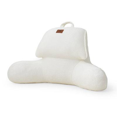 Cooling Waffle Pillow For Back Support With Pocket & Handle