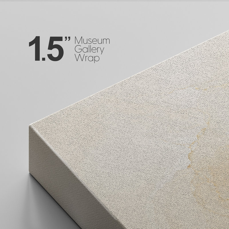 Ensemble de 2 impressions sur toile encadrées, motif marbre brun doré chaud – 81 x 30 x 5 cm, H 32 po x l 12 po