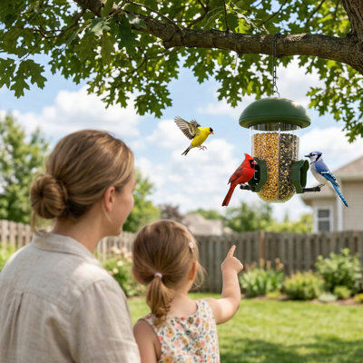 Weatherproof Bird Feeder, 1.3L