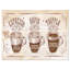 Espresso Kraf Brown - reproduction d'impression sur cercle métallique-21971332-35123672