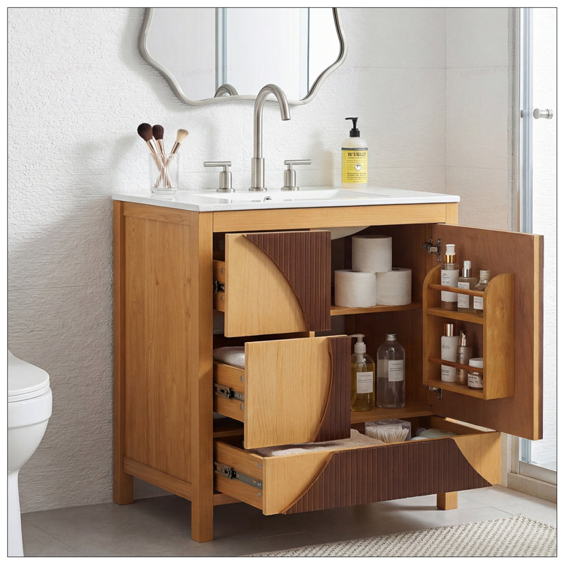 Meuble-lavabo Mid-Century