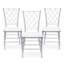 Chaise d'appoint de salle à manger 4 pièces Chiavari