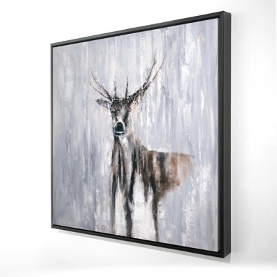 " Winter Abstract Deer "