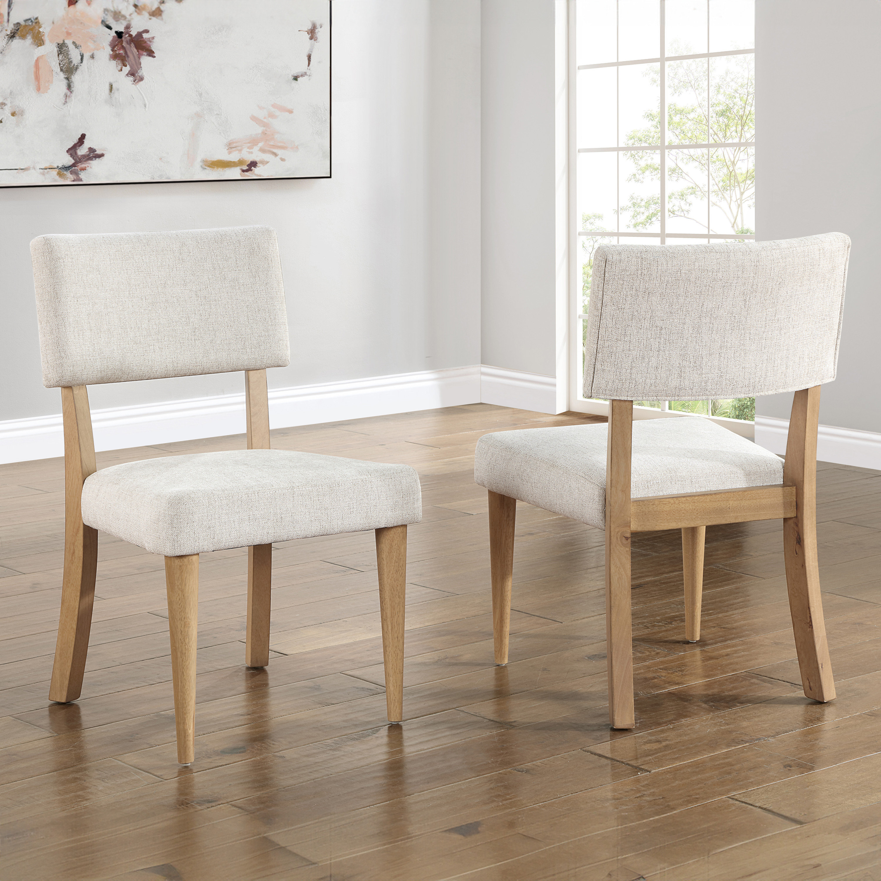 Winston Porter Colvin Upholstered Wood Chair | Wayfair