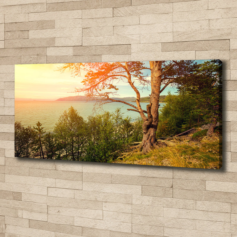 Scandinavia Lake - No Frame Print on Canvas