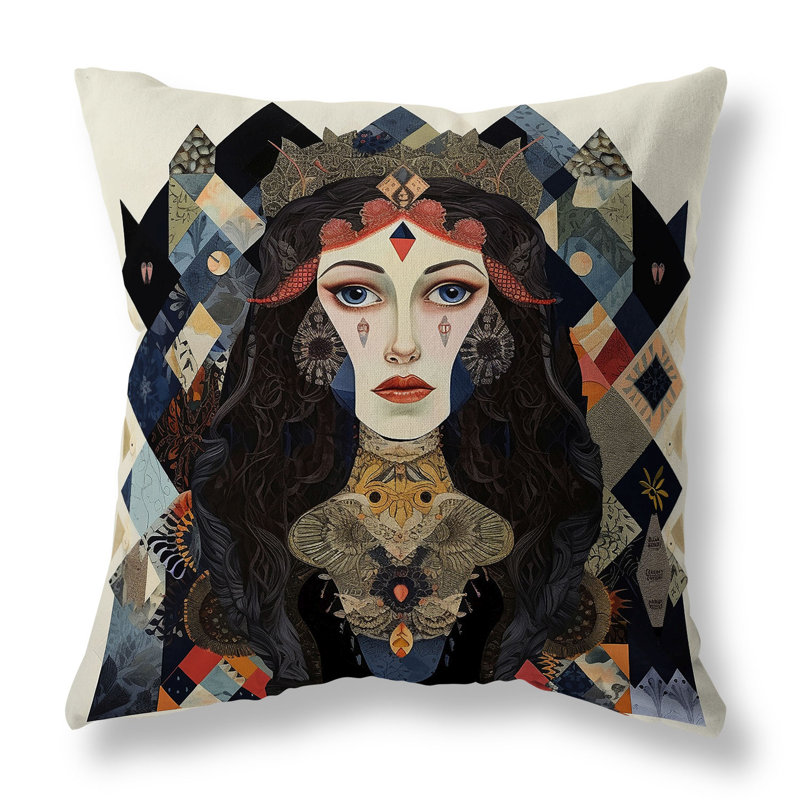 Coussin décoratif réversible intérieur / extérieur Supreme Serenity, H 16 po x l 16 po