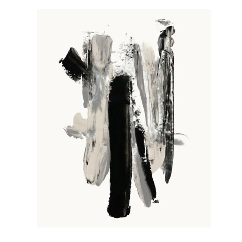 Art of Brushstrokes IV par Guseul Park - impression, Image au pinceau gel, H 30 po x l 24 po
