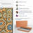 Moroccan Ceramic Tile Abstract Canvas Print-92518856