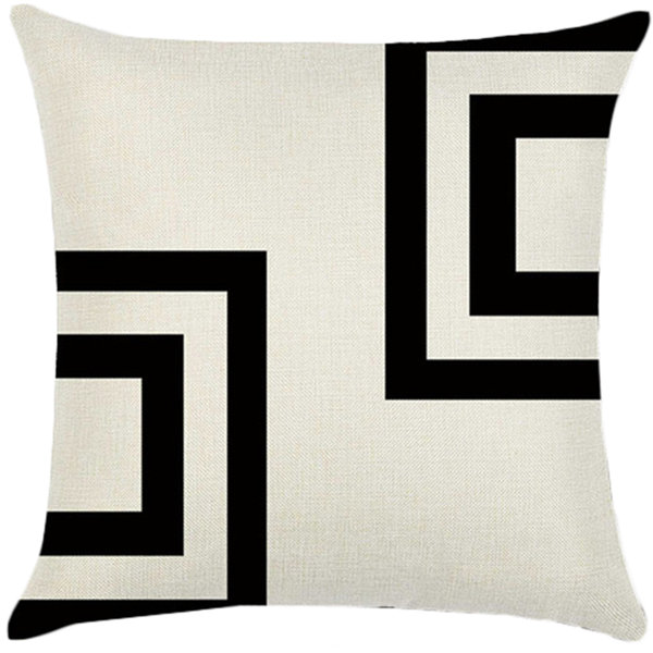 Beauty Acrylic Geometric Cotton Blend Throw Pillow & Reviews | Wayfair