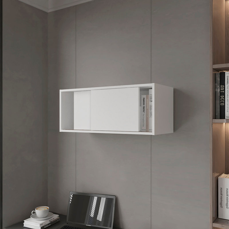 Armoire murale Bliss, bureau, blanc, Blanc