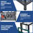 Garden Tool Organizer Rack - Storage for Up to 55 Long-Handled Tools