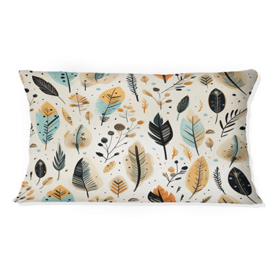 Motif bohème rustique - Coussin Abstrait corail multicolore abstrait - Coussin