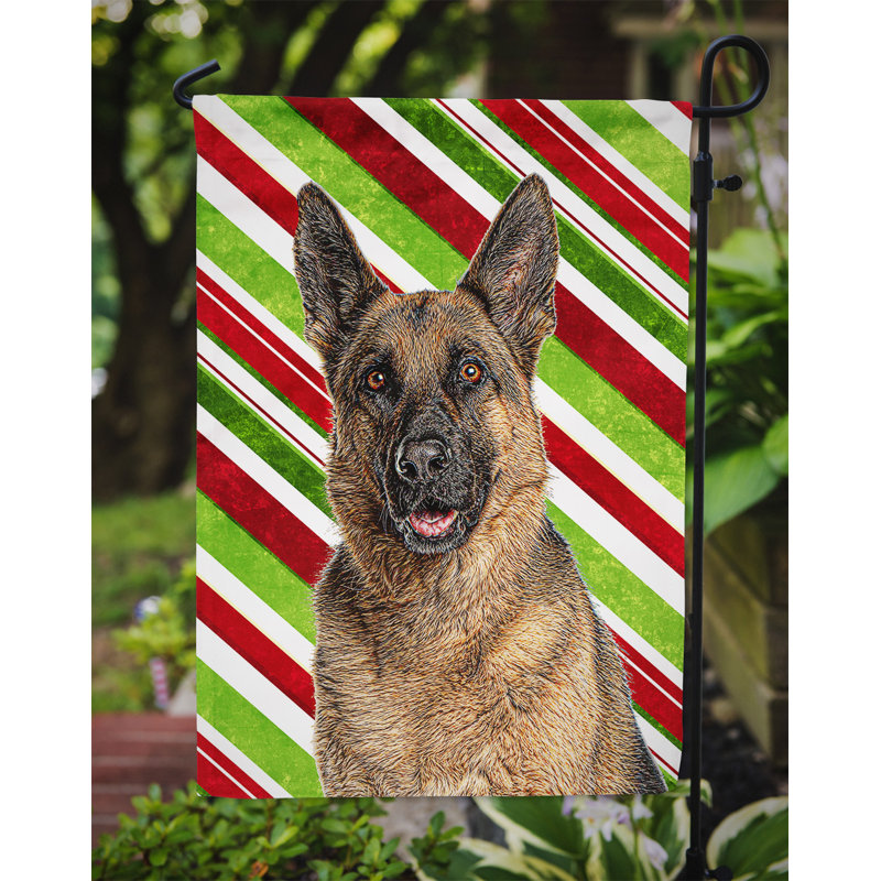 Drapeau de jardin berger allemand Avarielle, German Shepherd