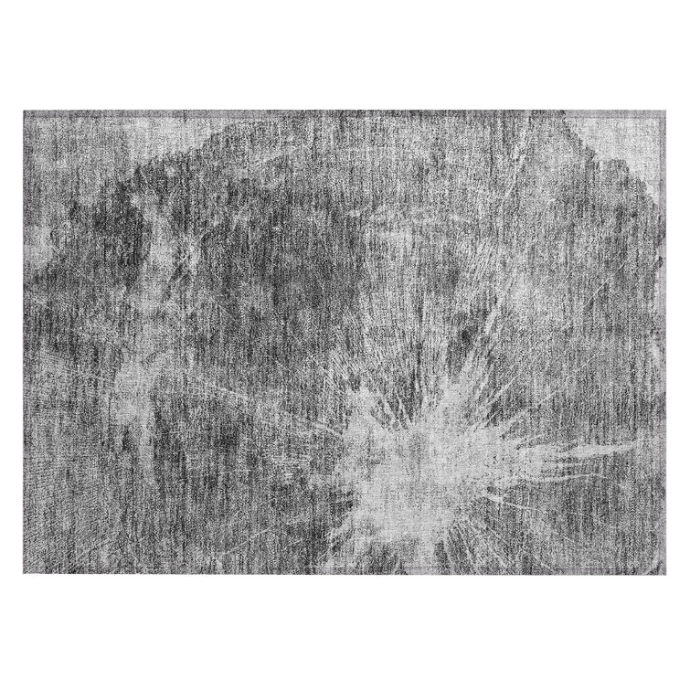 Rashmika Washable Abstract Indoor / Outdoor Rug