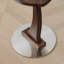 Table d'appoint en bois en forme de papillon en bois de noyer
