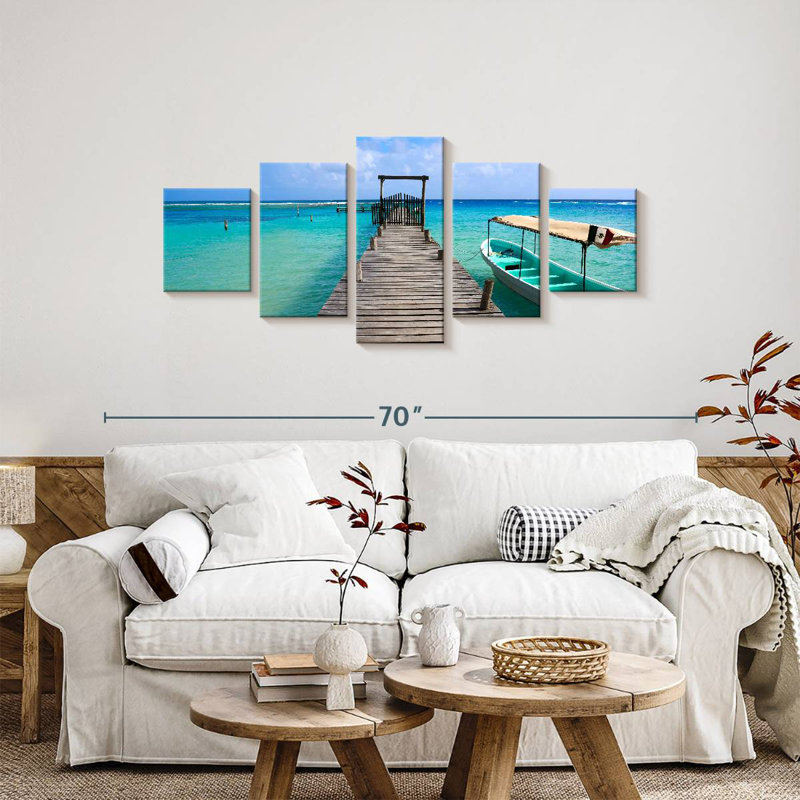 Mahahual Beach, H 24 po x l 55 po