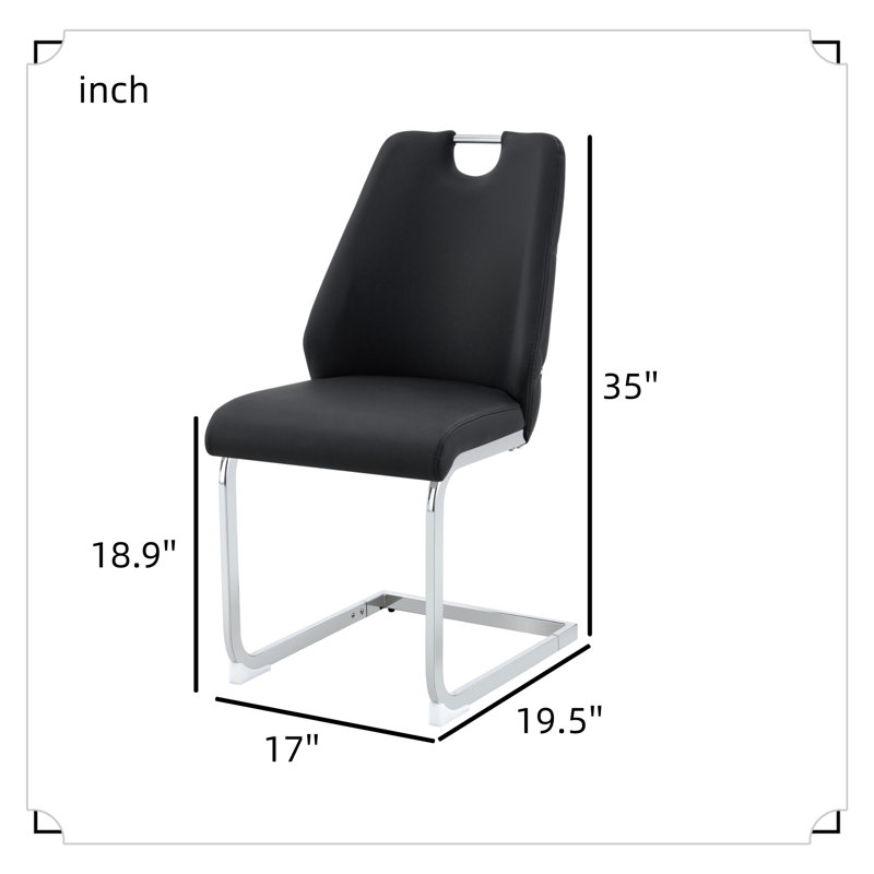 4 chaises de salle à manger avec texture en maille dorée, anneaux de dossier argentés et poignées chromées à haut dossier, 4