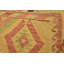 Tapis intérieur de la laine 3 pi 4 po x 5 pi 3 po one-of-kind à la main-noué la new age Elland