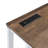 Walnut Writing Desk With USB Port-1808223555