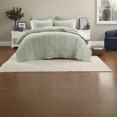 Premium Cotton Bedding Sets, King Size, Embroidered Contemporary Style For All-season Comfort
