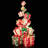 Janada Pre-Lit Stacked Gift Box Tower