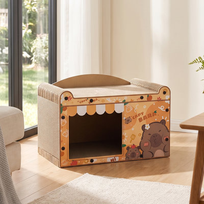 Cute Cat Scratching Board Pet House