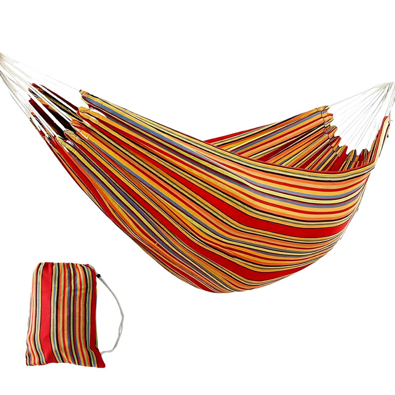 Hamac de camping double Perkoff, Rayures rouges
