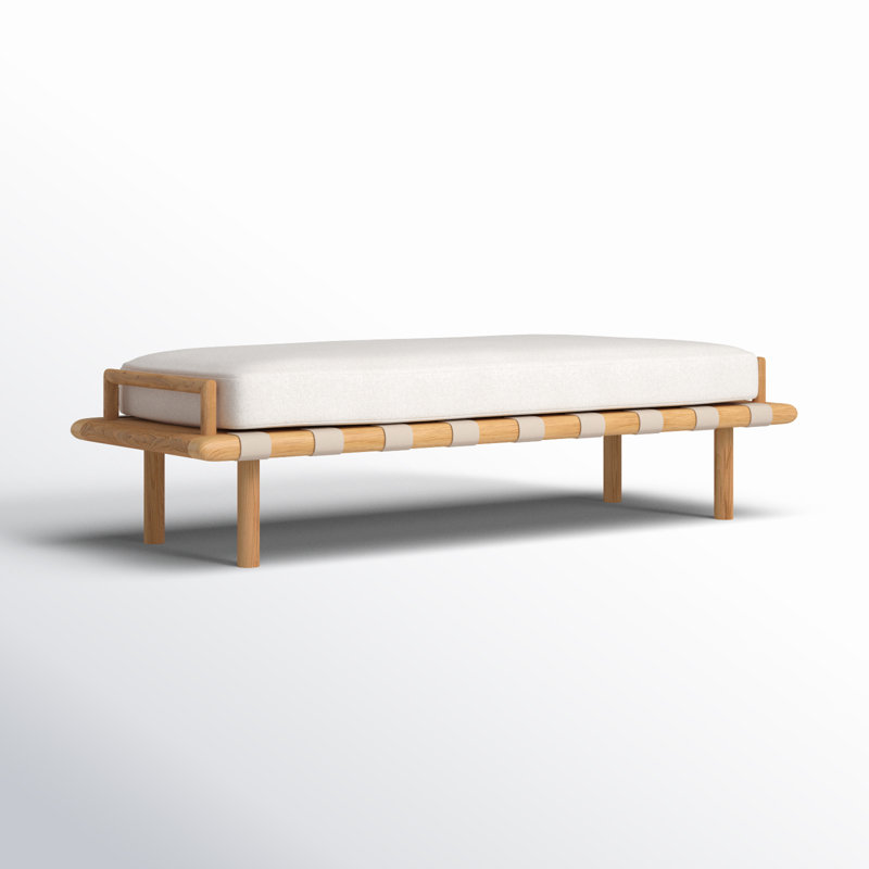 Constantine Upholstered Bench, Natural