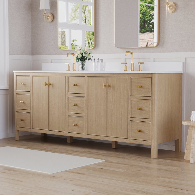 Meuble-lavabo double 84 po Kingsley