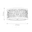 Brentry Glass Flush Mount-1286910971