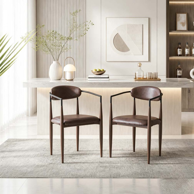 Chaise de salle à manger, Dark Brown
