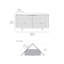 Corridor Corner TV Stand for TVs up to 58"-15867501