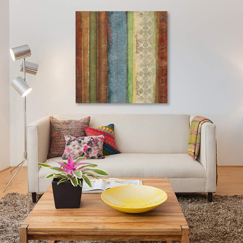 « automne pattern », impression sur toile, H 12 po x l 12 po x P 1,5 po, Pas de tapis, Toile tendue