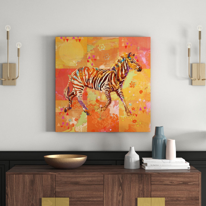 Evelia - Wrapped Canvas Print, 81cm H x 81cm W x 3.8cm D