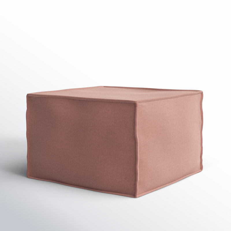 Repose-pieds Armillas, Polyester saumon
