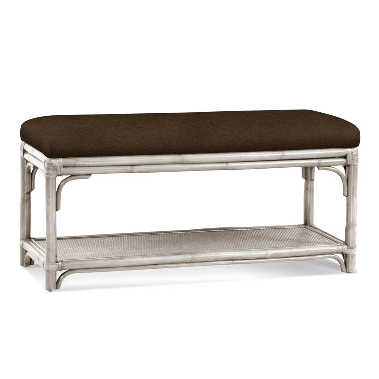 Banc de rangement en osier Summer Retreat