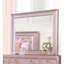 Commode double 7 tiroirs avec miroir Alisson