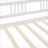 Twin Size Solid Pine Wood Daybed with Trundle - No Box Spring Needed, White - Ideal for Small Spaces-309062016-309062017