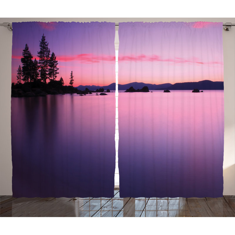 Semi Sheer Curtain Pair, 54" x 90"