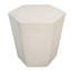 24 po Table basse de jardin hexagonale, table d'appoint en béton, table de chevet géométrique moderne Home Decor-219718685
